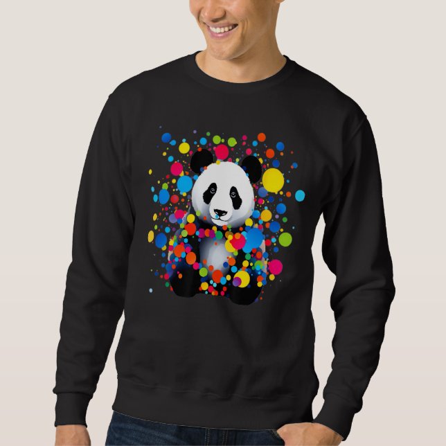 Moletom Dot Day Panda Bebe Setembro Criatividade Dia Um (Frente)