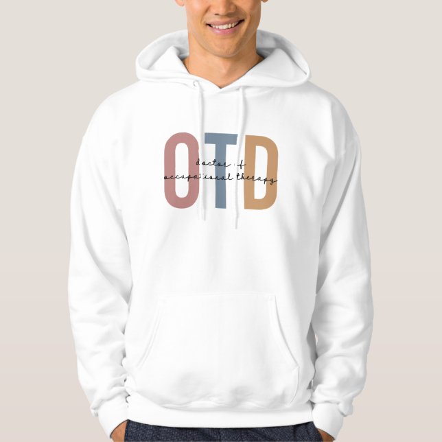 Moletom Doutor em Terapia Ocupacional Personalizado OTD (Frente)