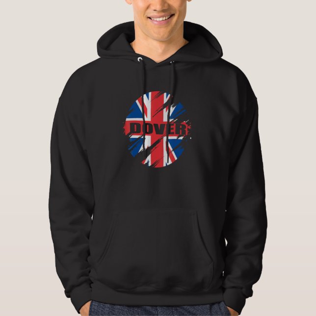 Moletom Dover British Flag England Reino Unido Union Jack (Frente)