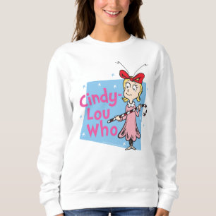 Moletom Dr. Seuss Cindy-Lou Who - Candy Cane
