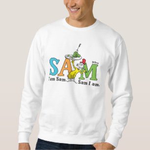 Moletom Dr. Seuss Eu sou Sam. Sam eu sou.
