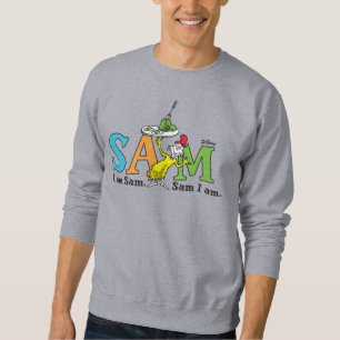 Moletom Dr. Seuss Eu sou Sam. Sam eu sou.