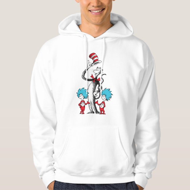 Moletom Dr. Seuss | O Gato no Chapéu, Coisa Um e Coisa Doi (Frente)