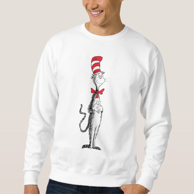 Moletom Dr. Seuss O Gato no Chapéu de Pé Firme (Frente)