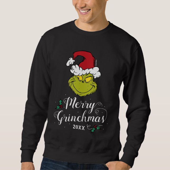 Moletom Dr. Seuss Personalizado | Grinchmas Felizes (Frente)