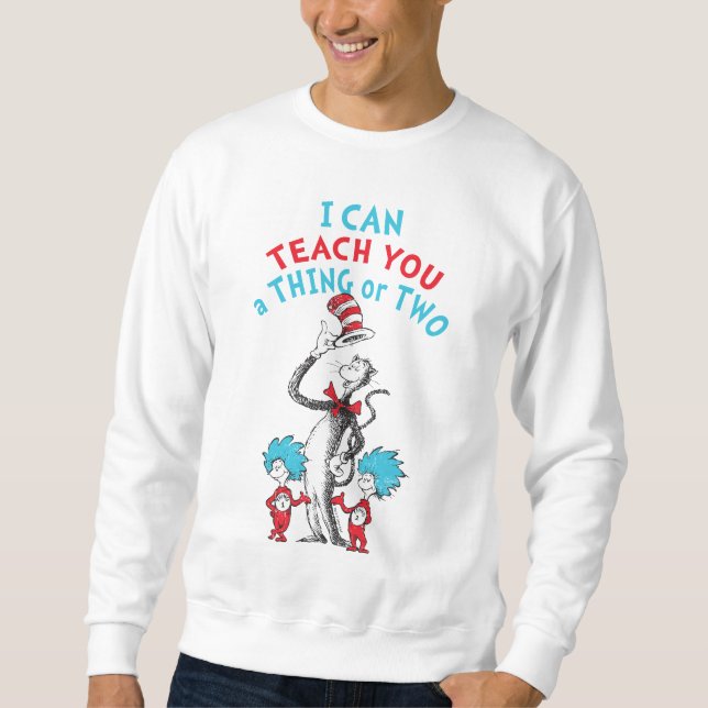 Moletom Dr. Seuss | Professor Eu Posso Ensinar Uma ou Duas (Frente)
