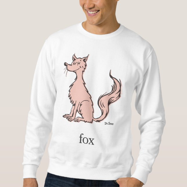Moletom Dr. Seuss | Raposa Rosa (Frente)