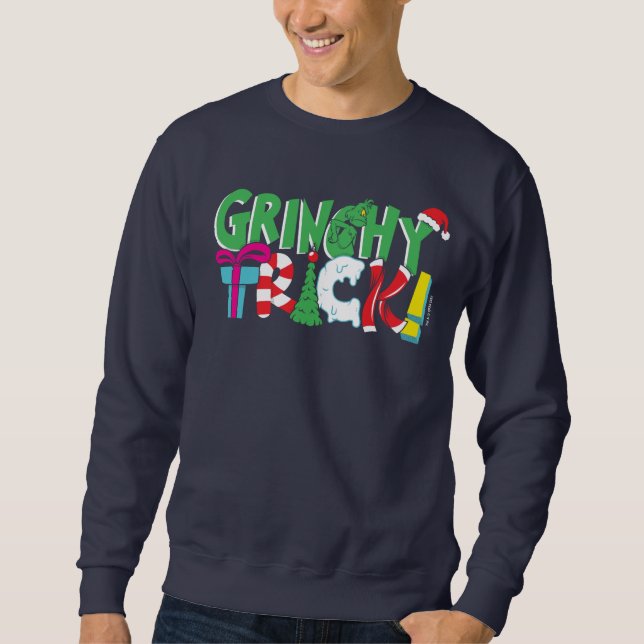 Moletom Dr. Seuss | Truque de Grinchy (Frente)