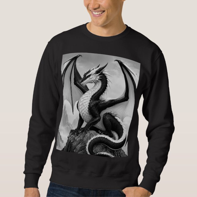 Moletom Dragão da Chama Sombra (Frente)