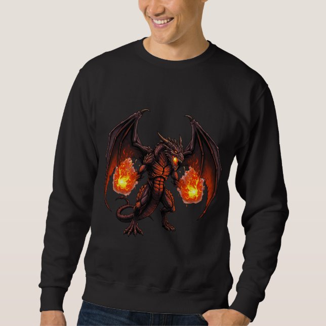 Moletom Dragão de Metal Mortal (Frente)