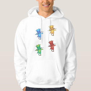 Moletom Dragão Vermelho Verde Fada Azul Fábrica Animais Fá