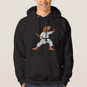 Moletom Dragões cardeados fazendo Karate Samurai Ninja Liz