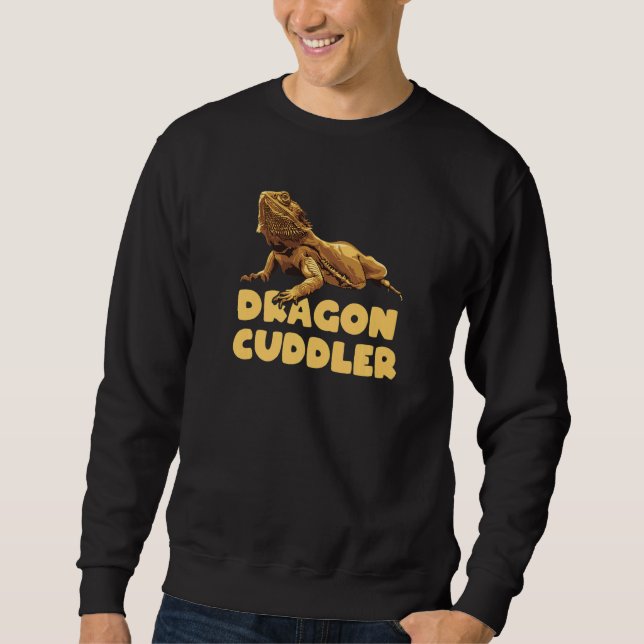 Moletom Dragon Cuddler Engraçado Dragão Proprietário do Dr (Frente)