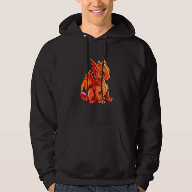 Moletom Dragonet Hatchling Wyrmling Whelp Bebê Dragon Prem (Frente)