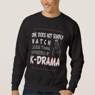 Moletom Drama Coreano Kdrama Dedo Coração Dizendo 1