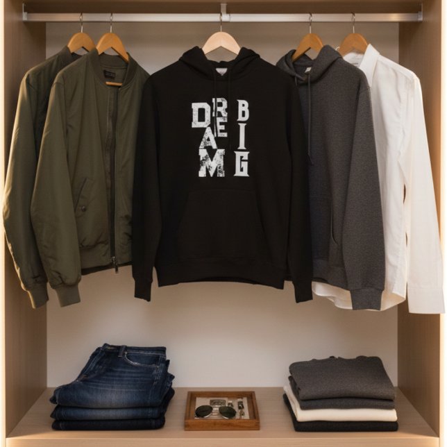 Moletom Dream Big | citação inspiradora (Criador carregado)