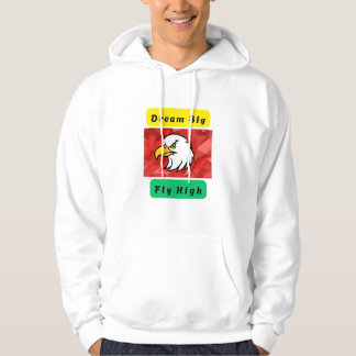 Moletom Dream Big Fly High Logo com águia