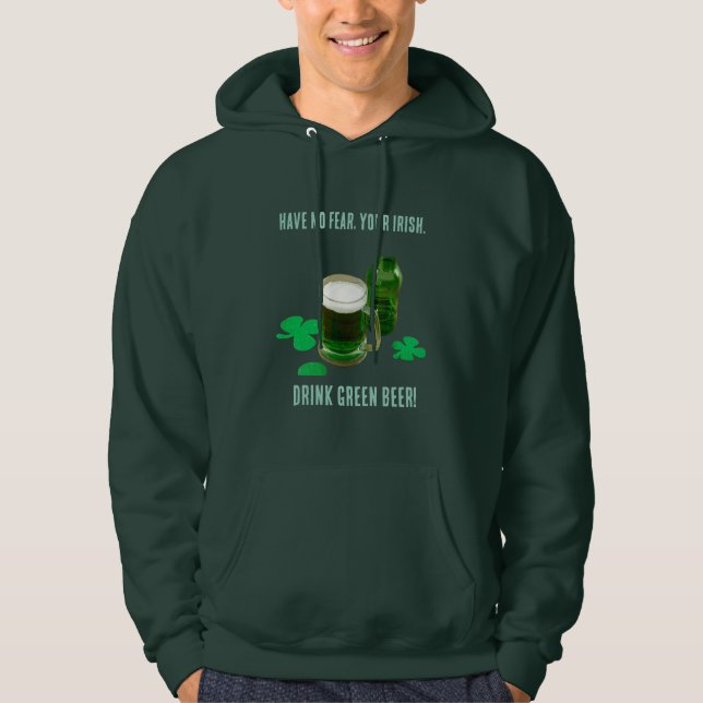 Moletom Drink Green Beer T-Shirt (Frente)