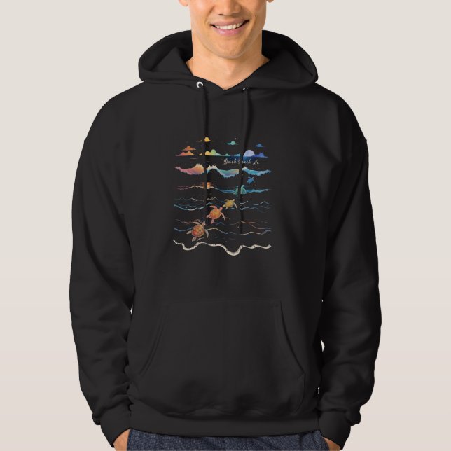 Moletom Duck Beach North Carolina Sea Turtle Lover Beach V (Frente)