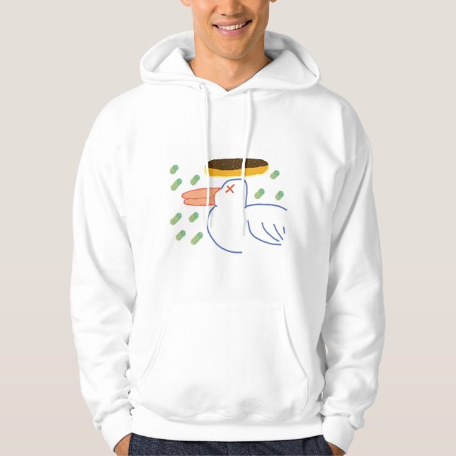 Moletom Duck & Flying Donut Hoodie (Frente)
