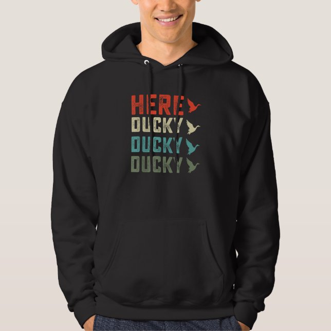 Moletom Duckaholic Collections Duck Hunter Ducks Hunting C (Frente)