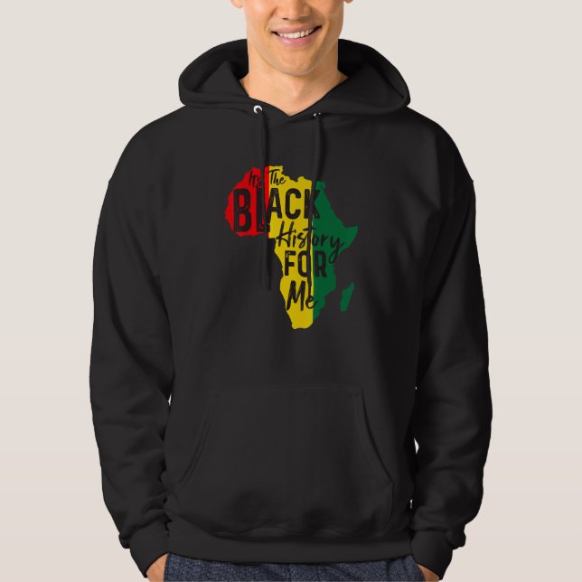 Moletom É A História Negra Para Mim O Impríme Africano Ame (Frente)