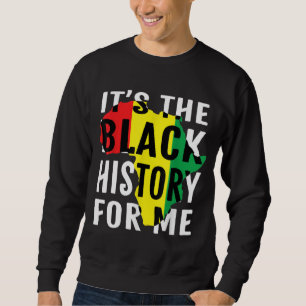 Moletom É a história negra para mim, o primo afro-american