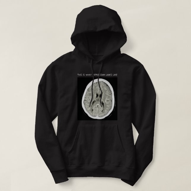 Moletom É assim que a Depressão se parece - FullCTScan (Frente do Design)