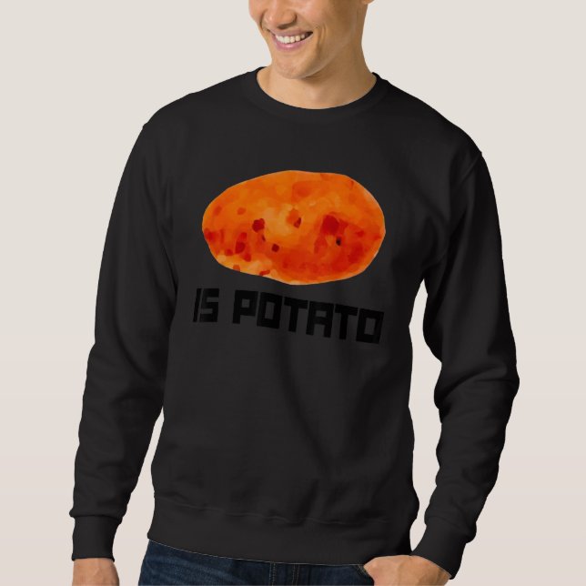 Moletom É Batata de Raiz de Batata Vegetal (Frente)