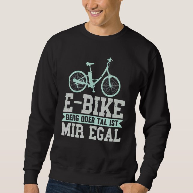 Moletom E Bike Mountain Bike - Montanha Ou Vale Ist Mir (Frente)