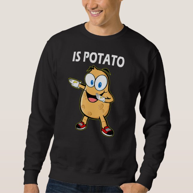 Moletom É Dabbing De Batata Como Se Vê Na Televisi Noite T (Frente)