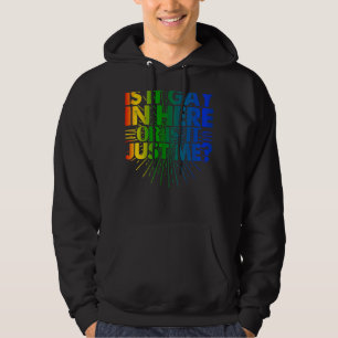 Moletom É Gay Aqui Ou Sou Apenas Eu Orgulhoso Gay