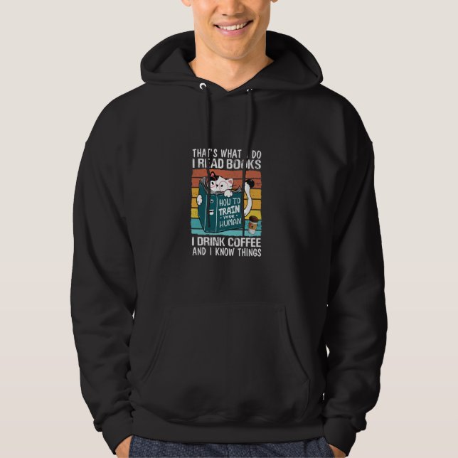 Moletom É isso que eu bebo café eu leio livros bonitos (Frente)