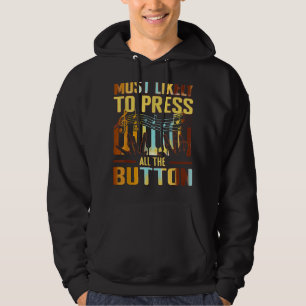 Moletom É mais provável que pressione todo o botão Piano P