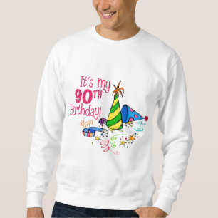 Moletom É meu aniversário do 90 (os chapéus do partido)