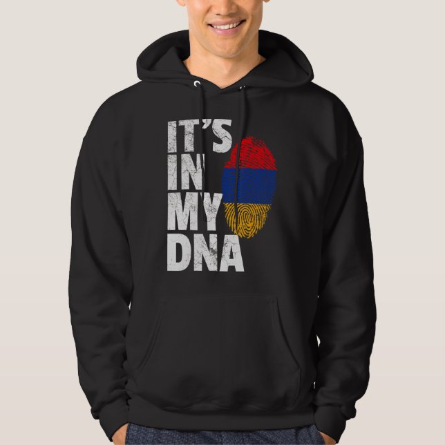 Moletom É no meu Dna Armênia Sinalizar Mulheres (Frente)