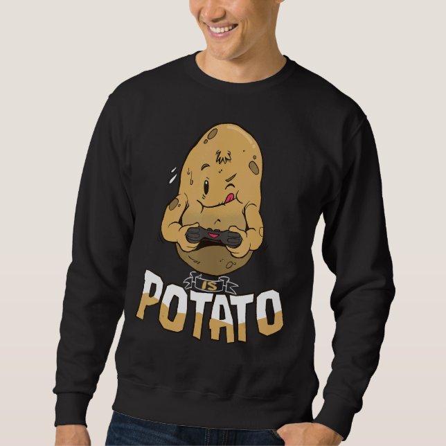 Moletom É O Jogador De Batata De Batata Como Visto Na Tele (Frente)