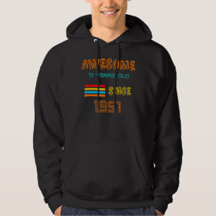 Moletom É o meu 71º aniversário desde 1951para homens ou m