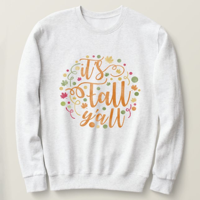 Moletom É outono Vocês deixam moléculas unisex suando (Frente do Design)