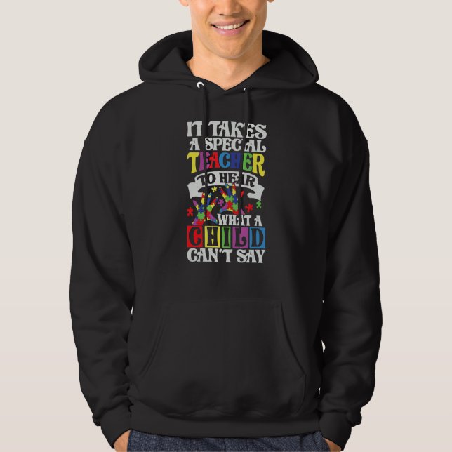 Moletom É Preciso Um Professor Especial Para Ouvir O Que U (Frente)