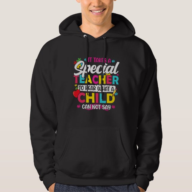Moletom É Preciso Um Professor Especial Para Ouvir O Que U (Frente)