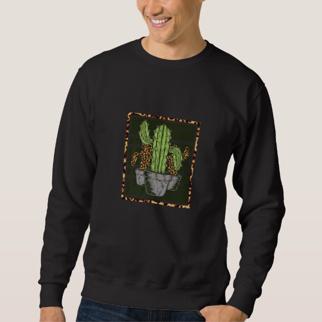 Moletom É só um Cactus Vibes Desert Plant Cactus (Frente)
