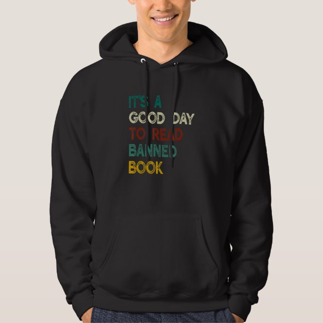 Moletom É um bom dia ler a biblioteca de livros (Frente)