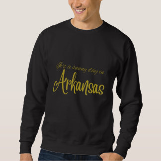 Moletom É um dia ensolarado em Arkansas.