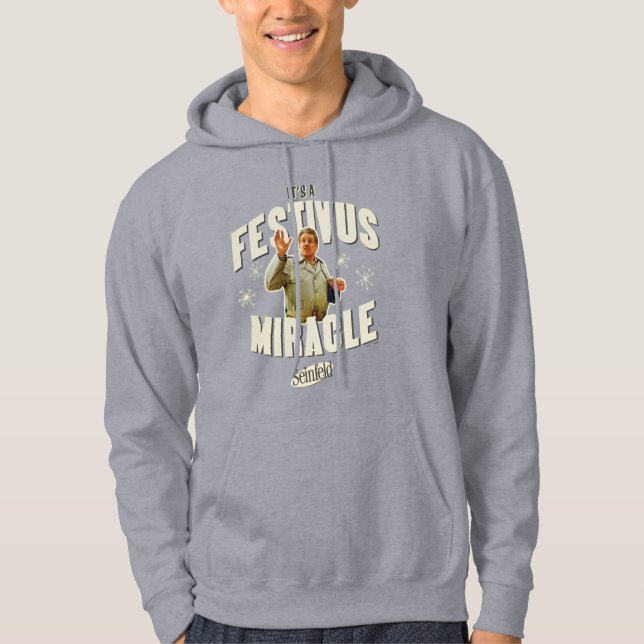 Moletom É um Milagre do Festivus (Frente)