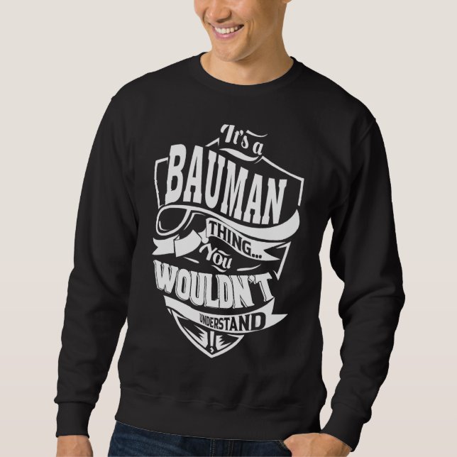 Moletom É uma coisa Bauman (Frente)