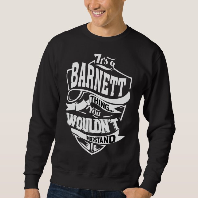 Moletom É uma coisa de barnett (Frente)