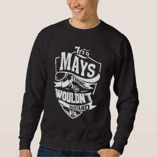 Moletom É uma coisa de Mays  