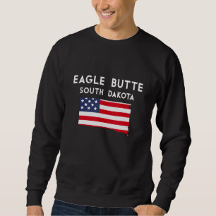 Moletom Eagle Butte South Dakota EUA State America Viagem