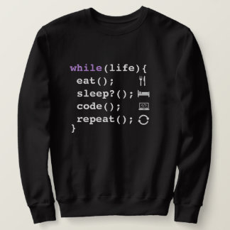 Moletom Eat Sleep Code Repeat – Minimal Programmer